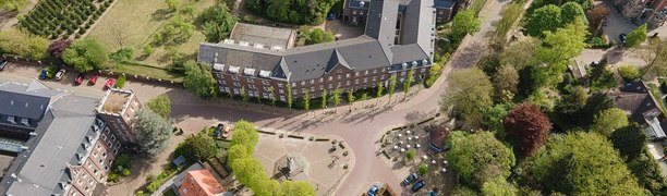 Index luchtfoto van een gedeelte van kloosterdorp steyl foto boei jan van dalen